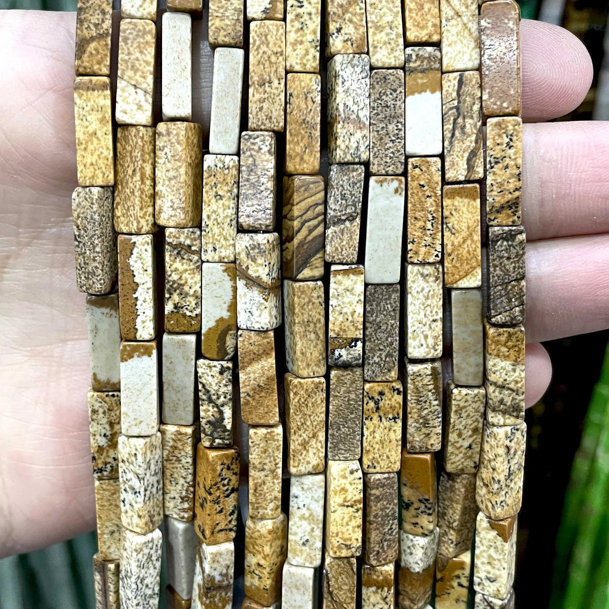 4*13MM piedra Natural cuadrada Aventurina Ojo de Tigre ágatas cristal Jades