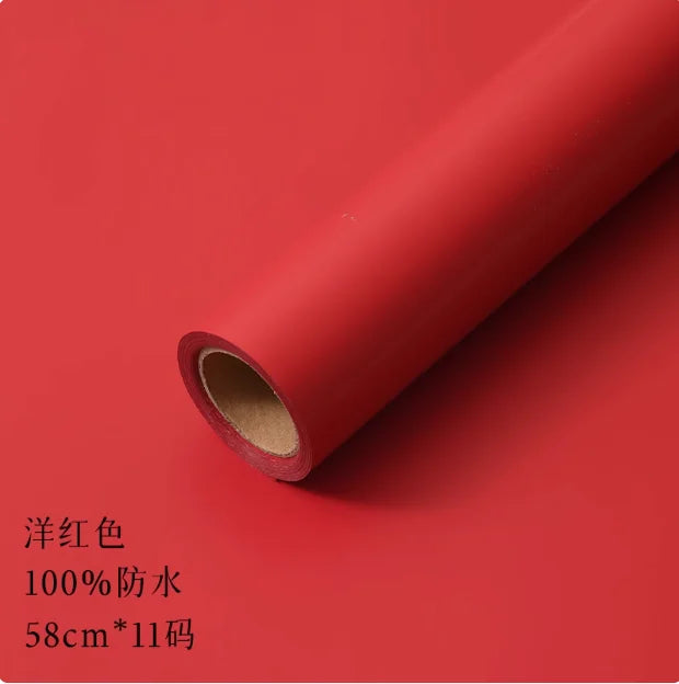 Papel de regalo mate de 58 cm x 10 metros aprox./rollo, papel impermeable para envolver regalos