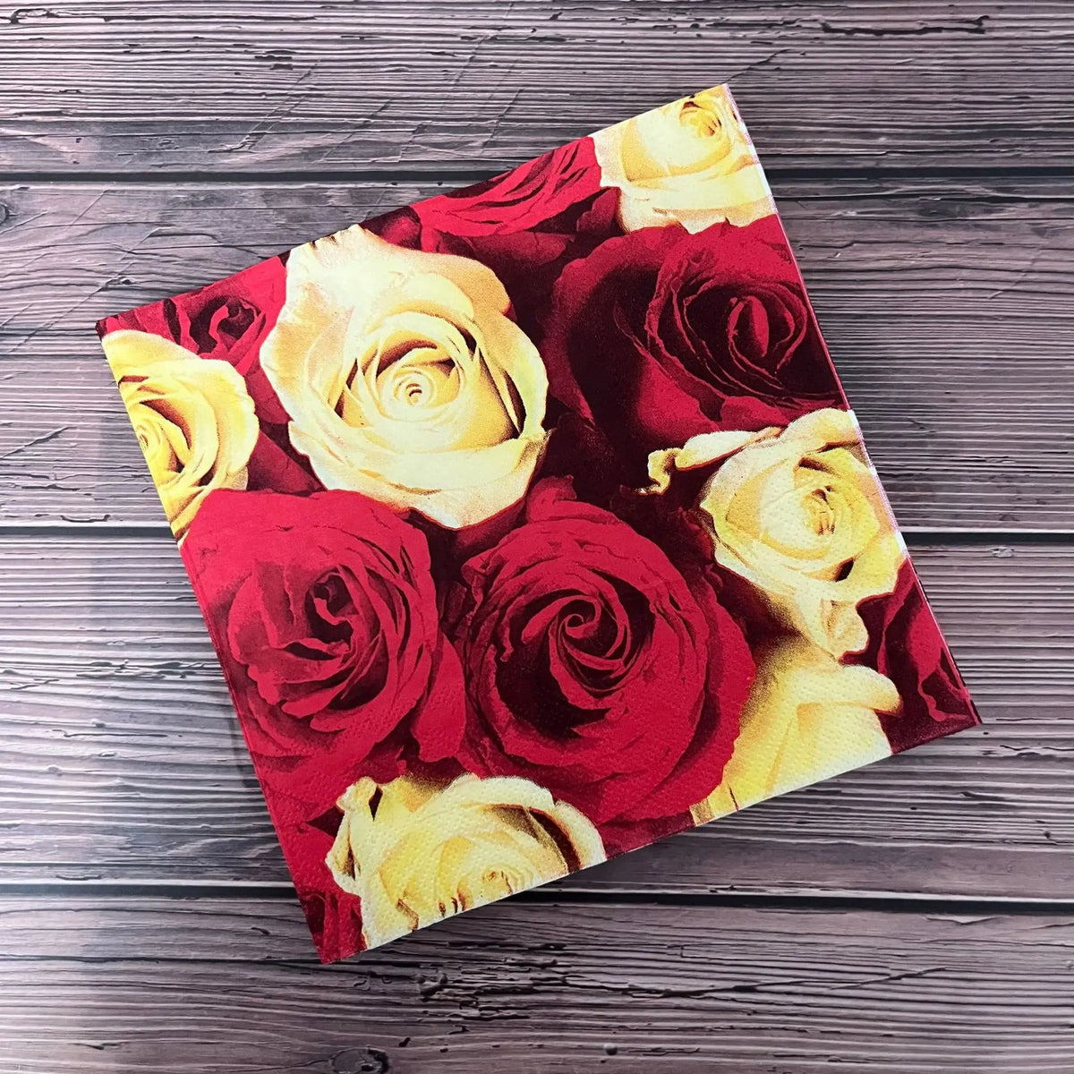 20 Servilletas Florales Coloridas Desechables, Decoupage