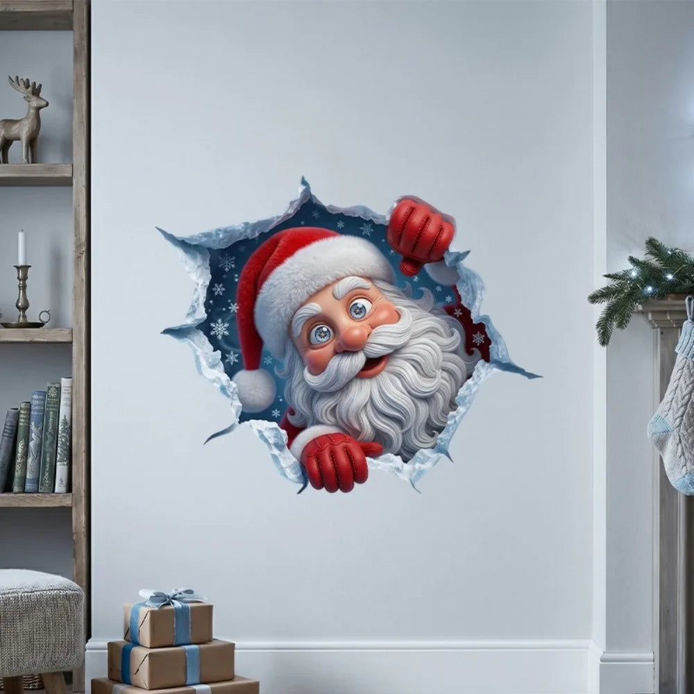Adhesivo de Pared 3D de Navidad
