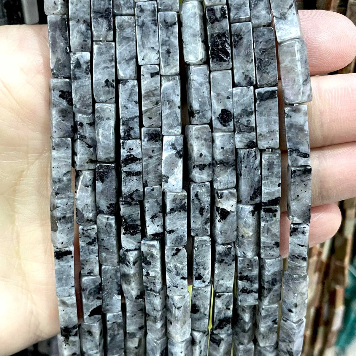 4*13MM piedra Natural cuadrada Aventurina Ojo de Tigre ágatas cristal Jades