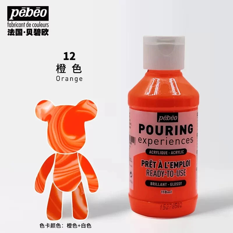 PEBEO experiencia de vertido, pintura acrílica líquida 118ml
