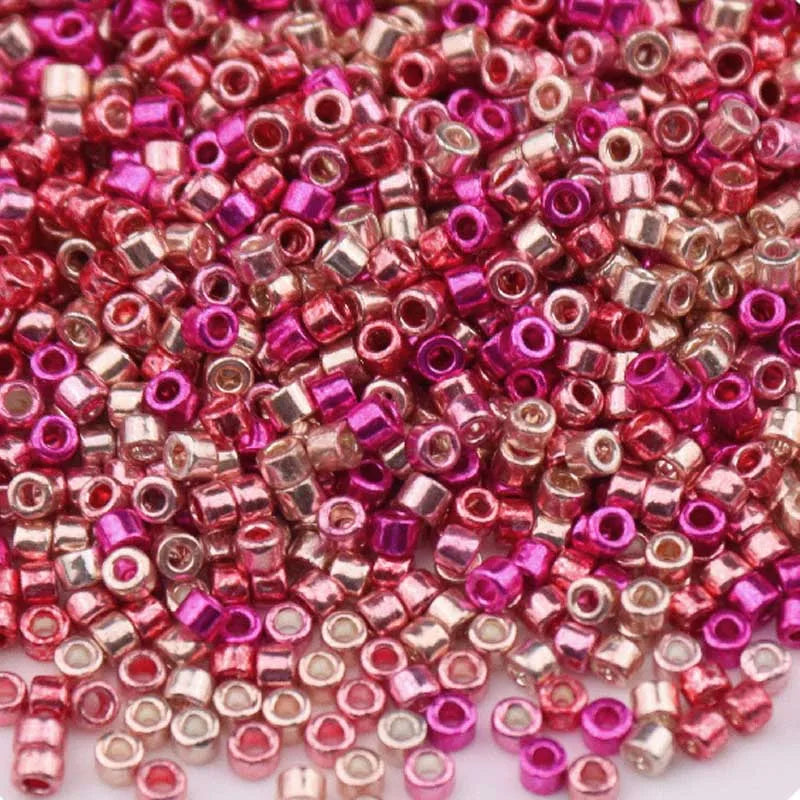 Cuentas de cristal de Colores metálico genérico, 1000 a 2000 piezas