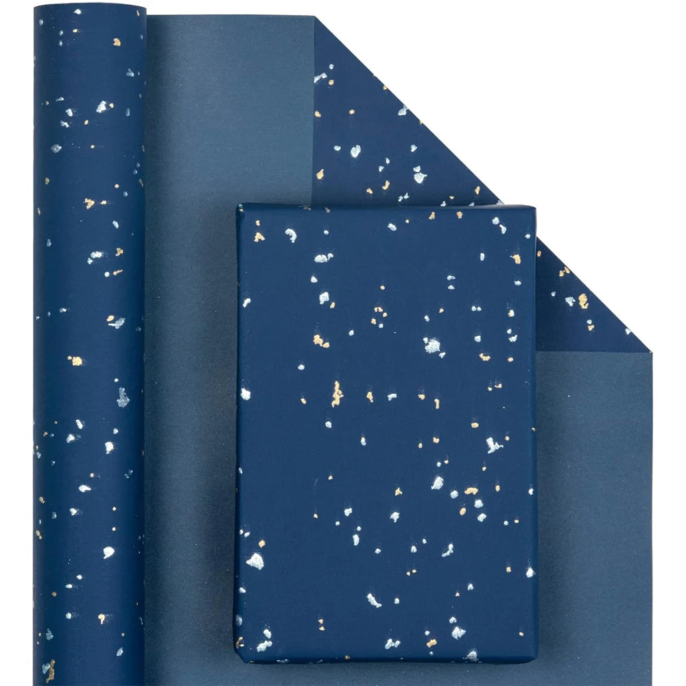 1 rollo de papel de regalo para fiesta de Navidad de 43 cm x 3,00 mts