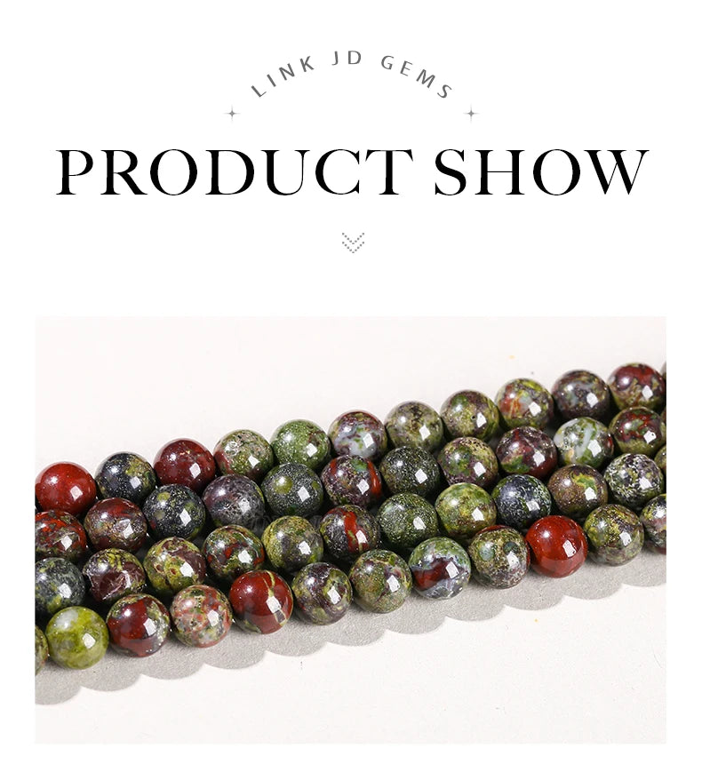 Mostacillas de piedra natural, variedades, redondo de 4, 6, 8, 10 y 12mm