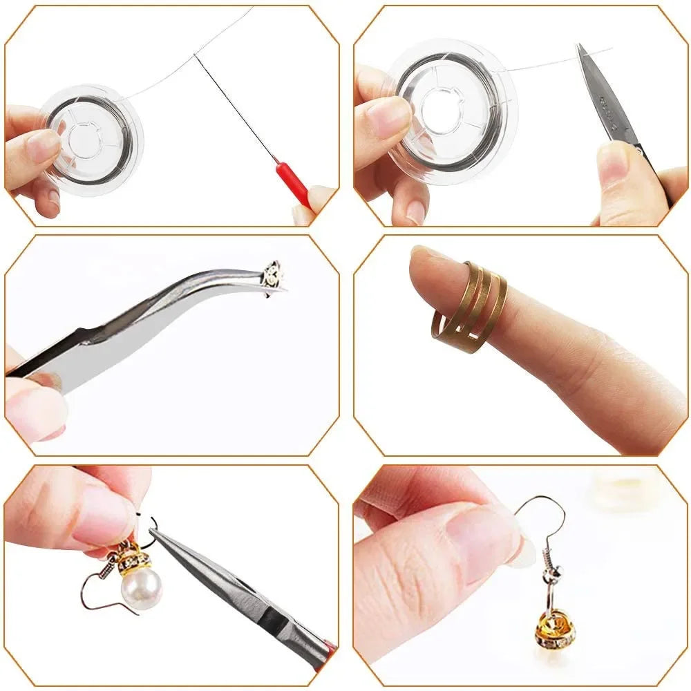 Kit de herramientas de reparación y fabricación de joyas, 22 Uds.
