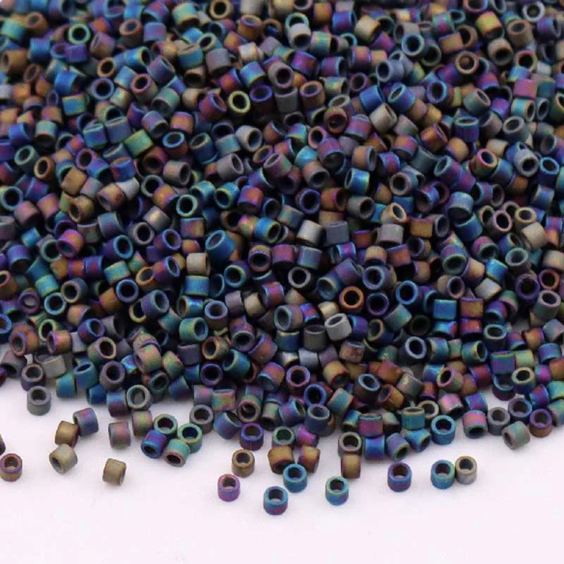 Cuentas de cristal de Colores metálico genérico, 1000 a 2000 piezas