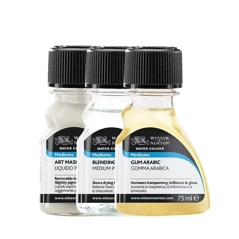 Winsor & Newton-médiums de acuarela, 75ml, líquido de enmascaramiento artístico, cobertura media iridiscente.