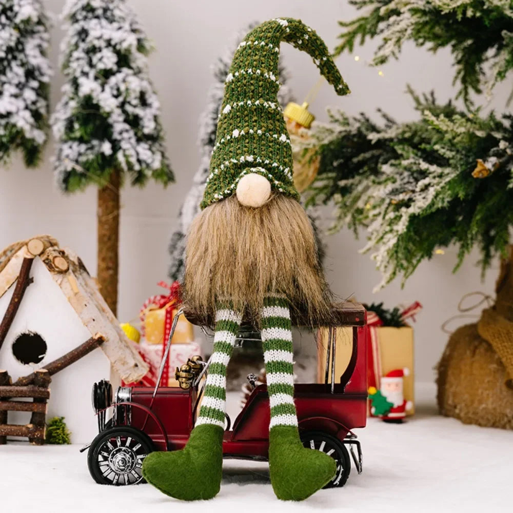 Gnomos de felpa de Navidad, hecho a mano