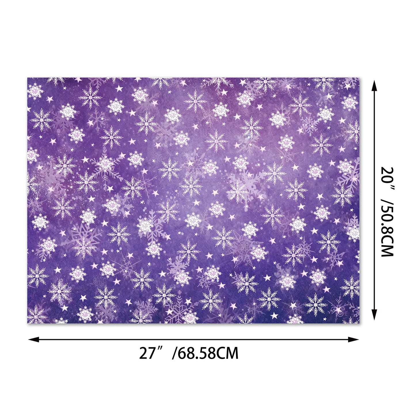 Papel  púrpura, papel de regalo de alta calidad, regalo Navidad, 12 pliegos