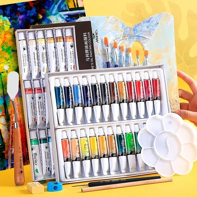 Maries 12/18/24 colores  de pinturas al óleo profesionales
