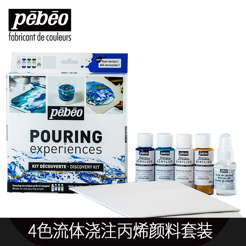 PEBEO experiencia de vertido, pintura acrílica líquida 118ml