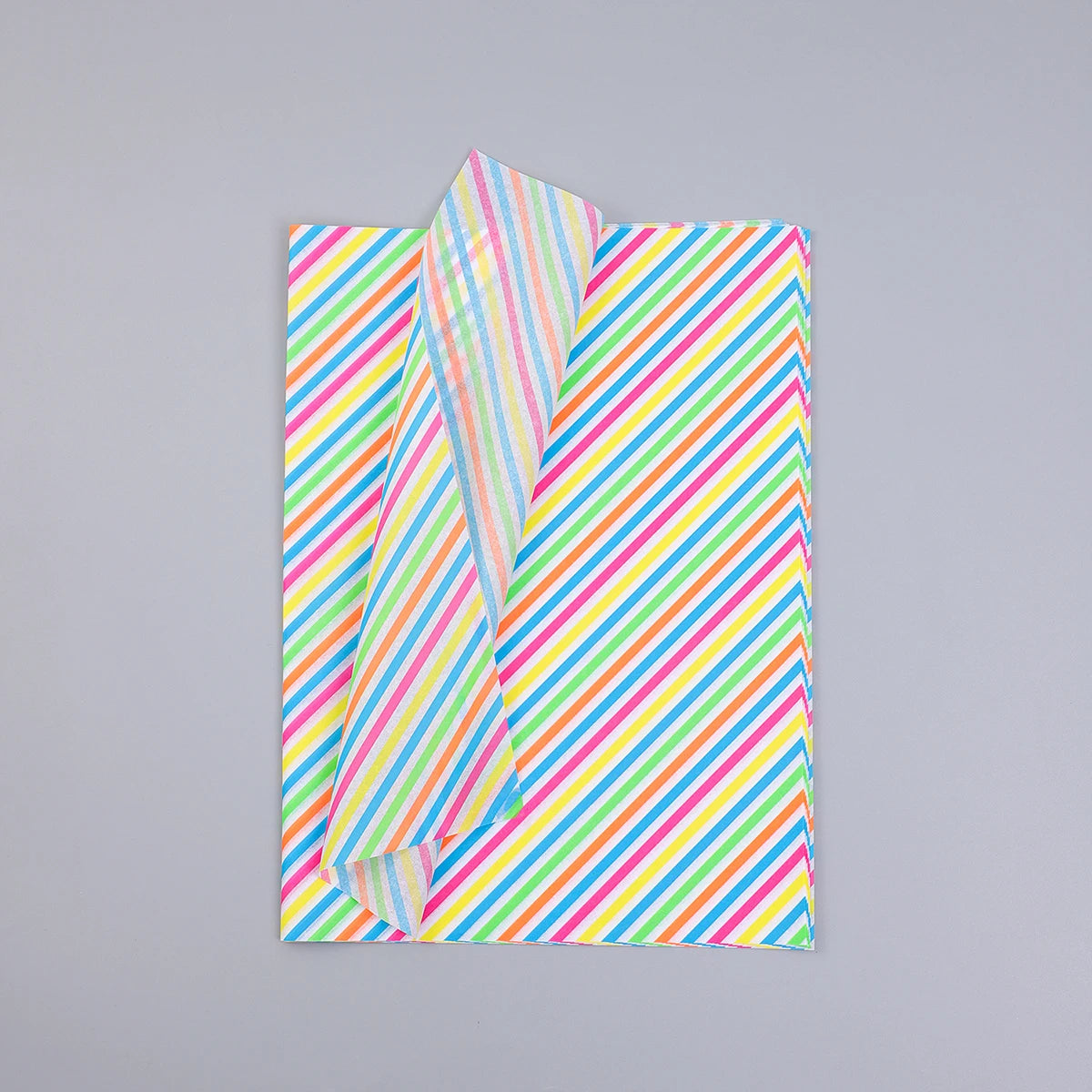 20 Hojas de Papel de Seda con Puntos, estrellas y rayas de Colores, Hojas de 14x20 Pulgadas (35,56 x 50,8 cm)