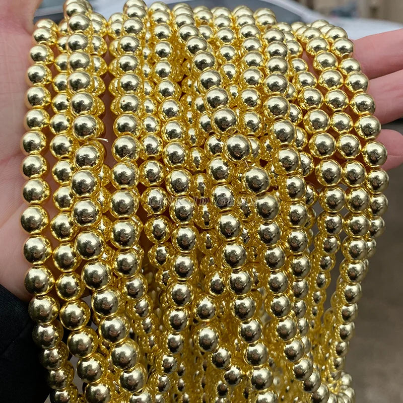 Mostacillas de piedra natural, variedades, redondo de 4, 6, 8, 10 y 12mm