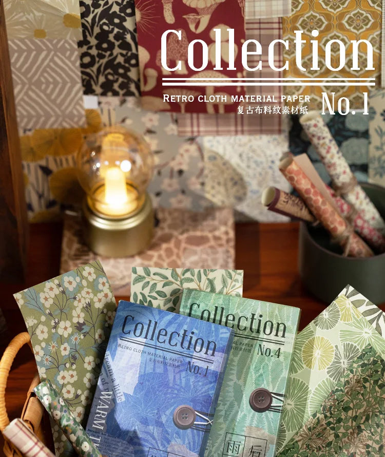 60 uds. de patrones florales artísticos, retro, creatividad hecha a mano