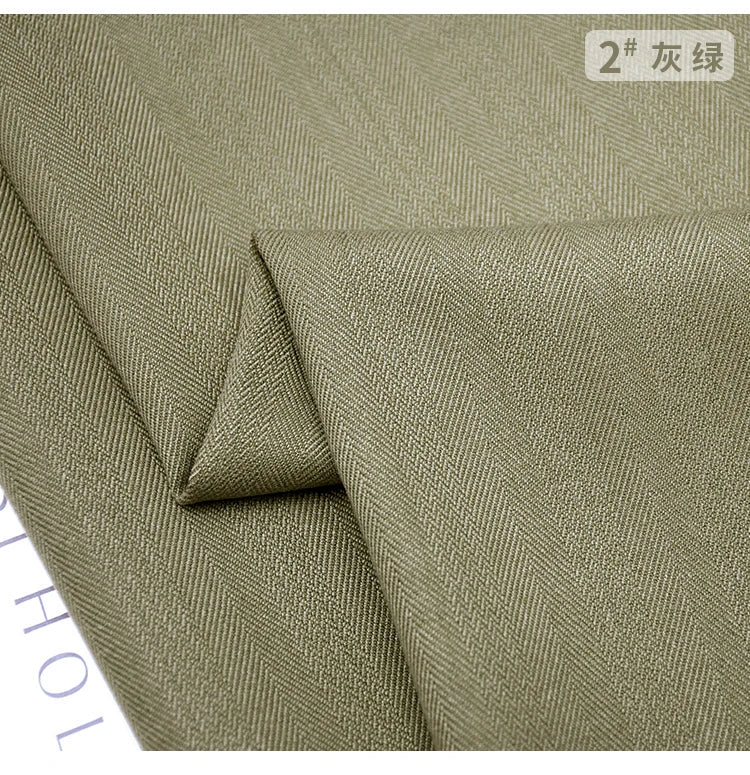 Patrón de espiga, mezcla de lana, tela informal. tela microelástica gruesa