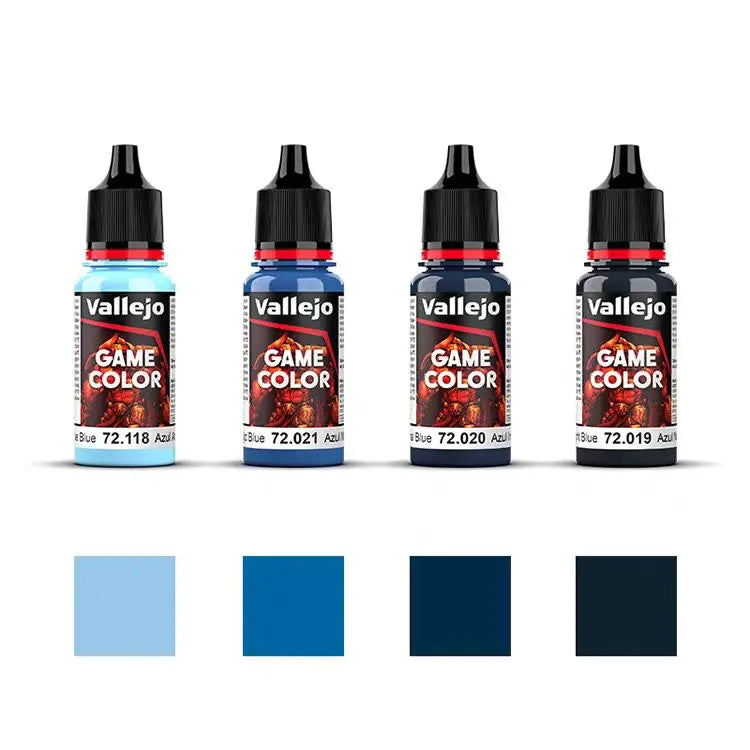 Pintura de España AV Vallejo, a base de agua, respetuosa con el medio ambiente, serie de recubrimiento manual 4*18 ml