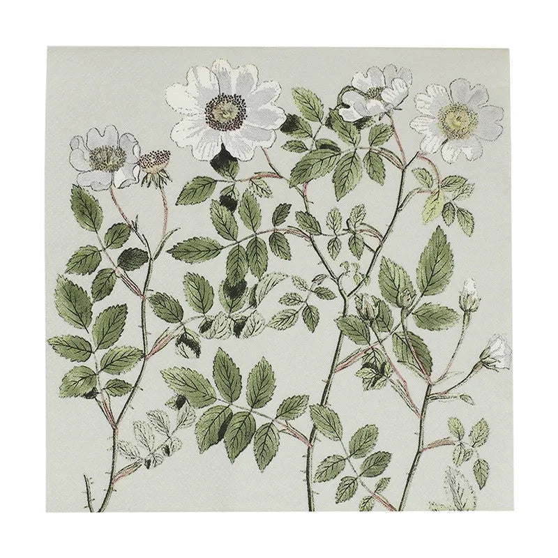 20 unids/bolsa servilleta desechable para decoupage de flores
