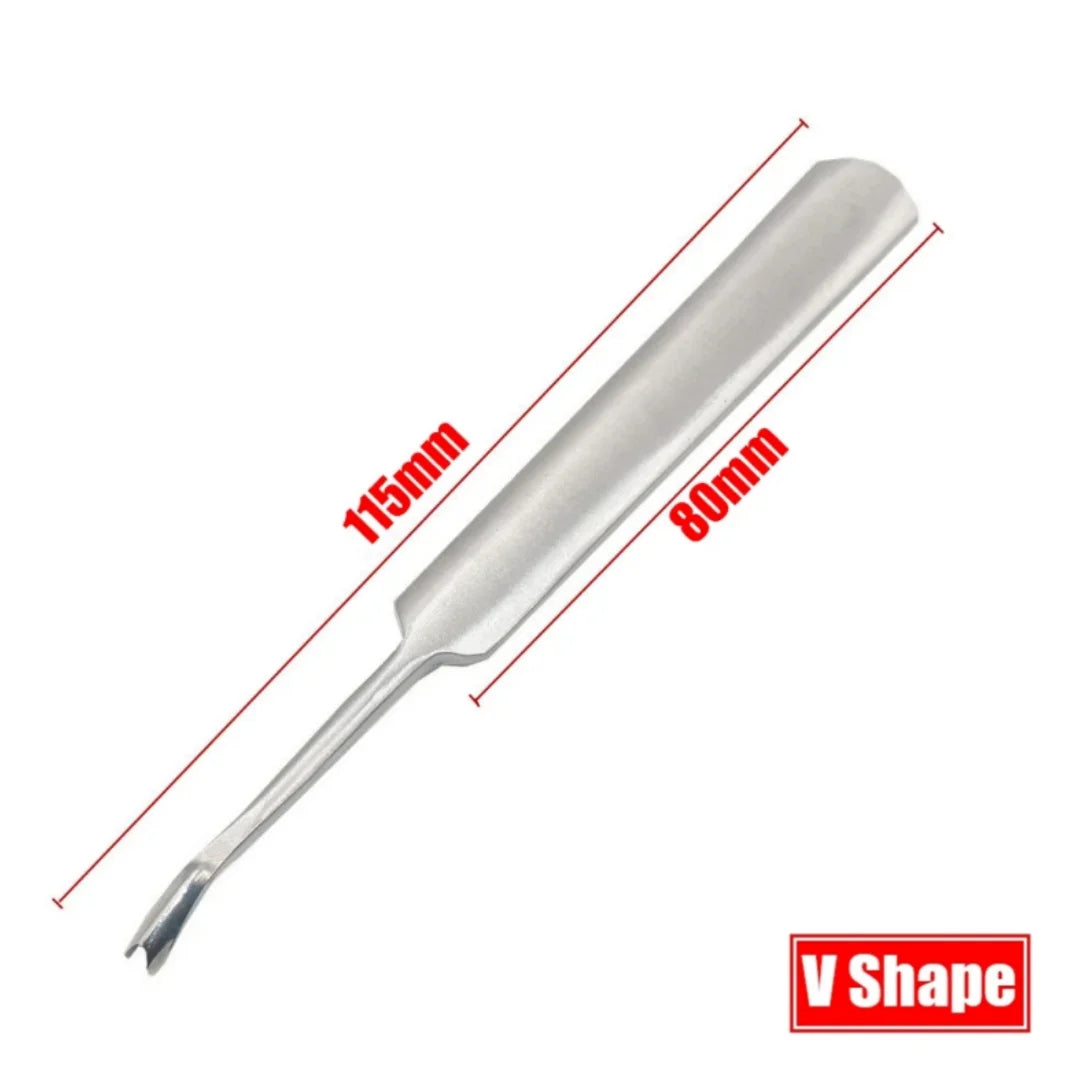 Herramienta de perforación ranuradora/ biseladora S/L, Kit de herramientas de costura de cuero en forma de U + V