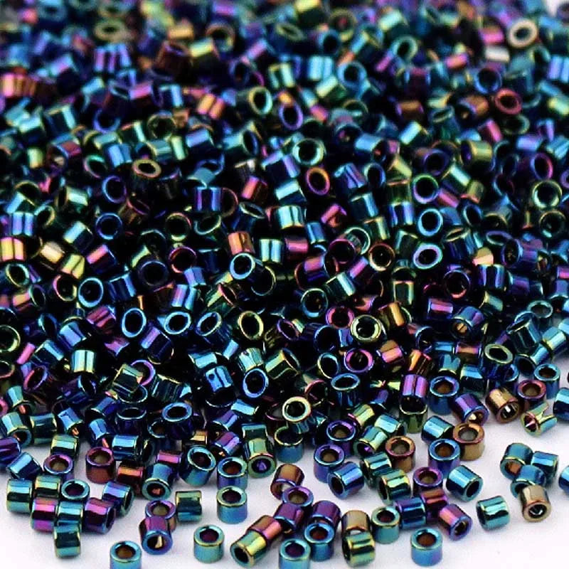 Cuentas de cristal de Colores metálico genérico, 1000 a 2000 piezas