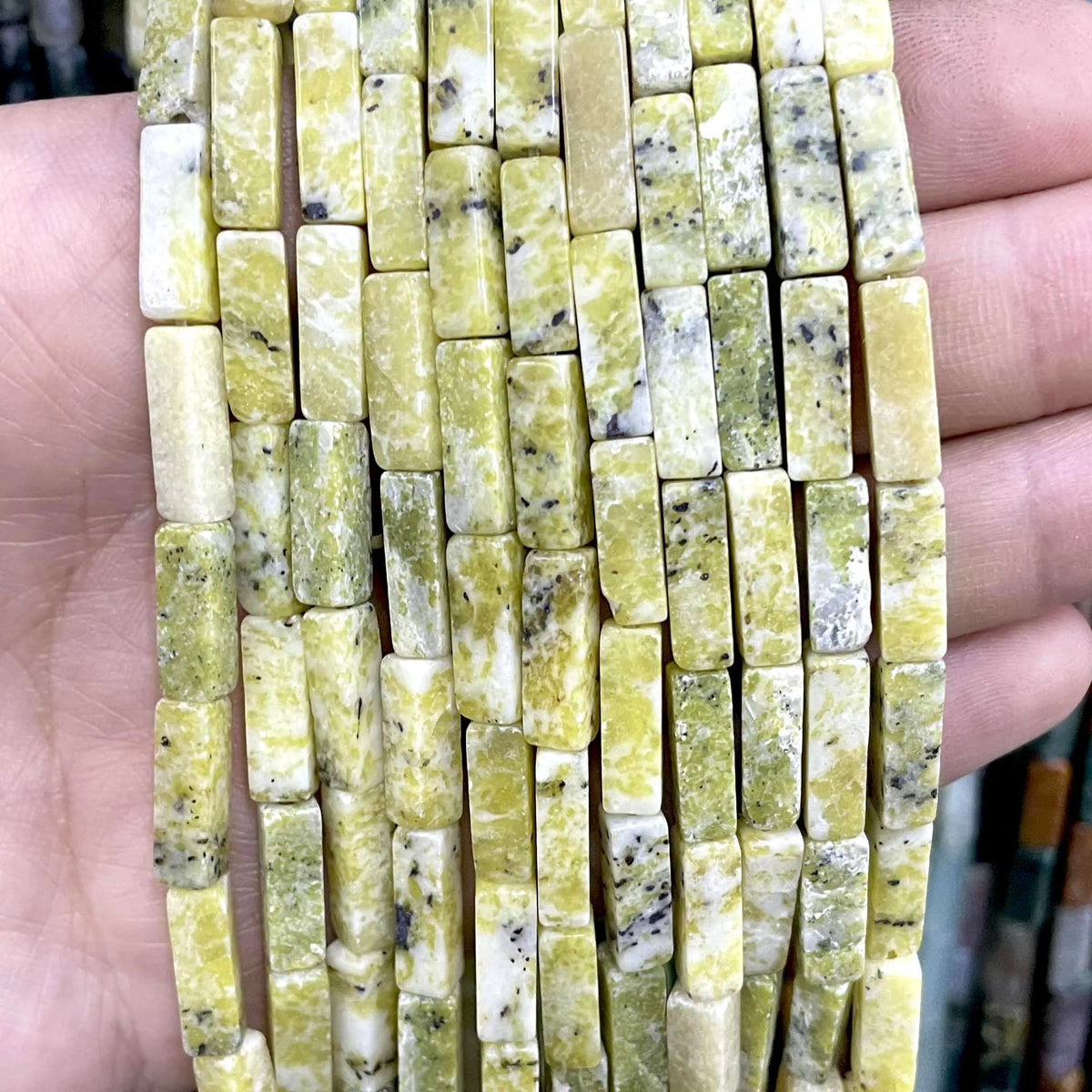 4*13MM piedra Natural cuadrada Aventurina Ojo de Tigre ágatas cristal Jades