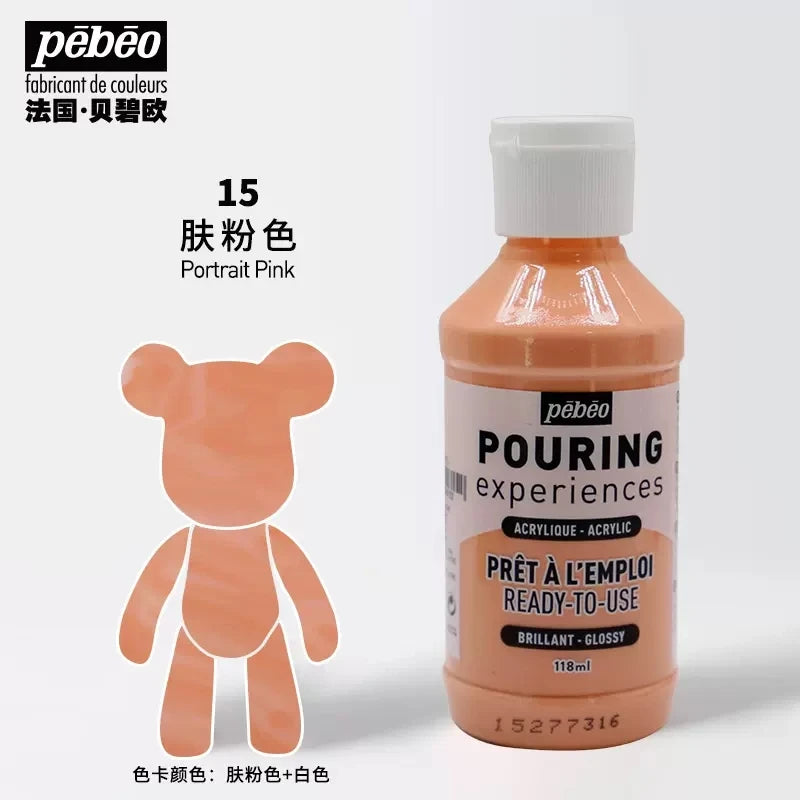 PEBEO experiencia de vertido, pintura acrílica líquida 118ml