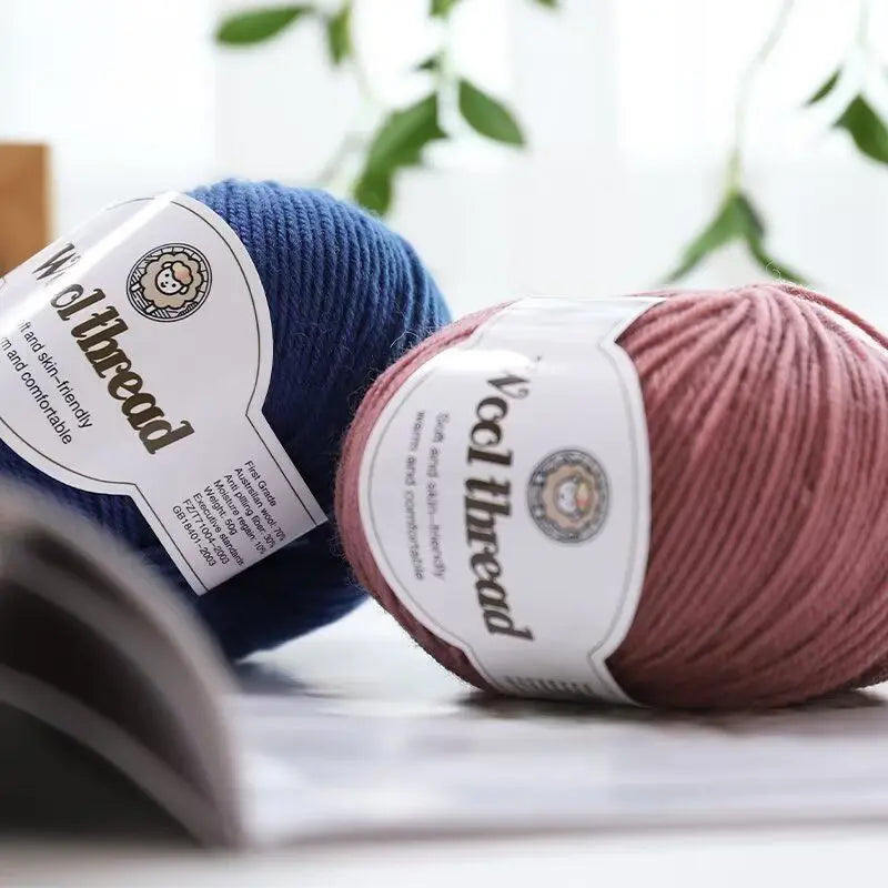 500 g/set (10 unidades de 50g) de  lana merino lisa