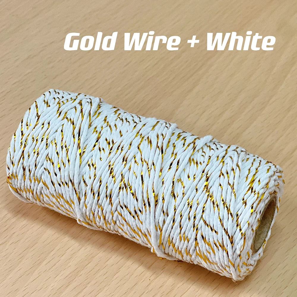 Cuerda de macramé de 2mm, hilo de yute suave, cuerda trenzada de colores para manualidades