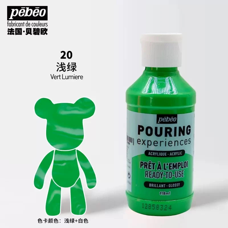 PEBEO experiencia de vertido, pintura acrílica líquida 118ml