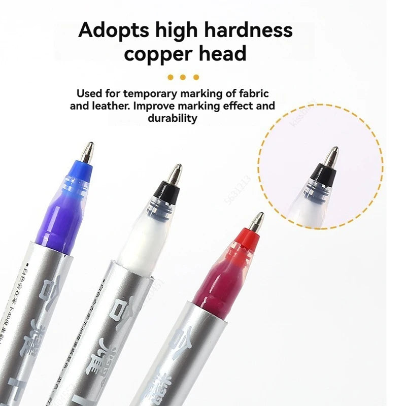 6 unids/set de rotulador mágico borrable con calor de gran capacidad, línea desaparece al planchar