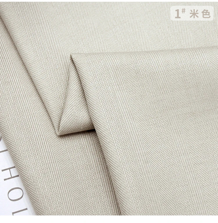 Patrón de espiga, mezcla de lana, tela informal. tela microelástica gruesa