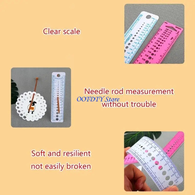 Herramienta medición para palillos  367A con escalas en pulgadas mm