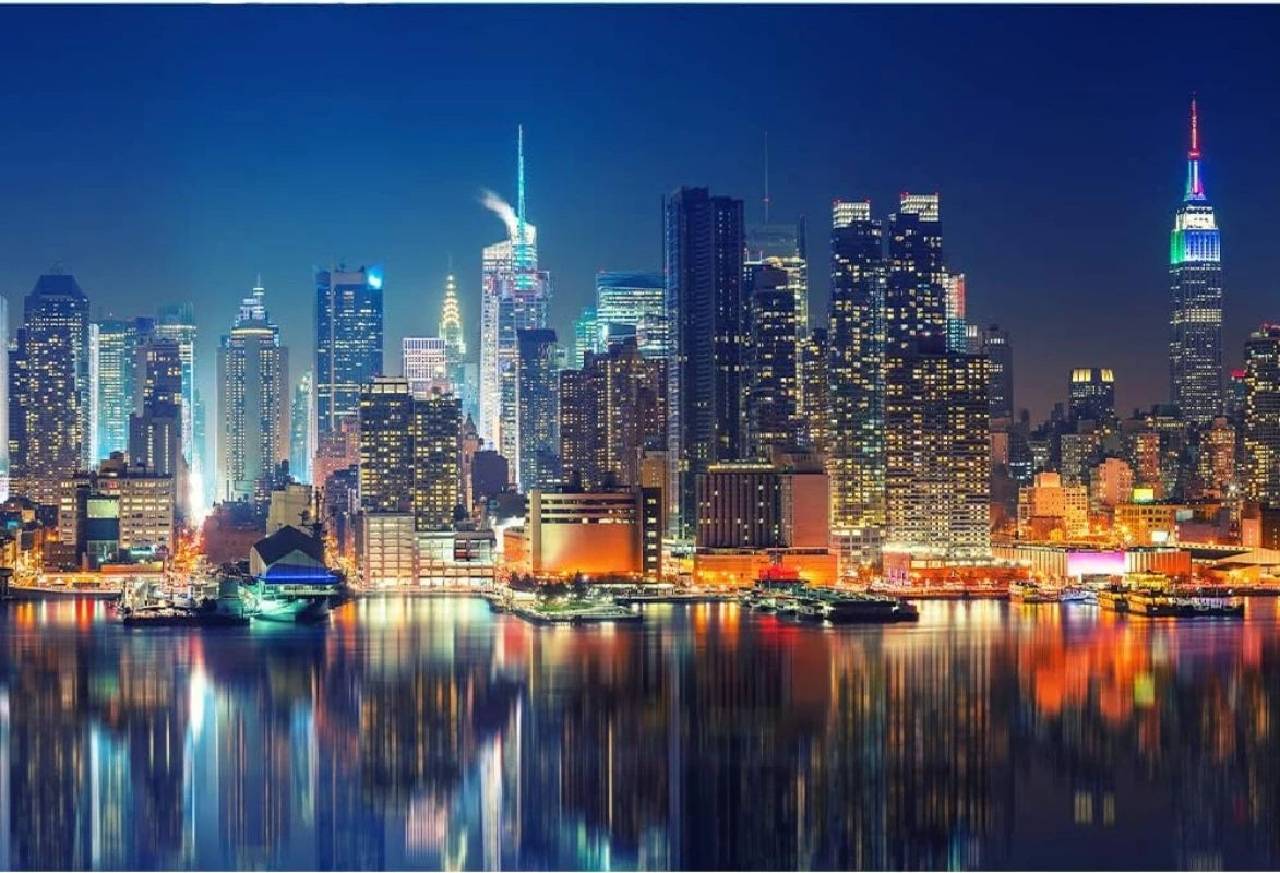 Rompecabezas del horizonte de la ciudad de Nueva York de 300/500/520/1000/1314 piezas para adultos