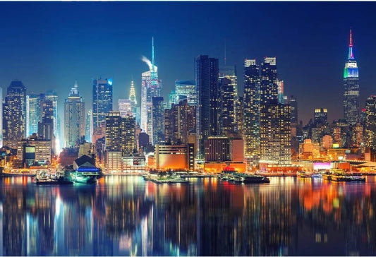 Rompecabezas del horizonte de la ciudad de Nueva York de 300/500/520/1000/1314 piezas para adultos