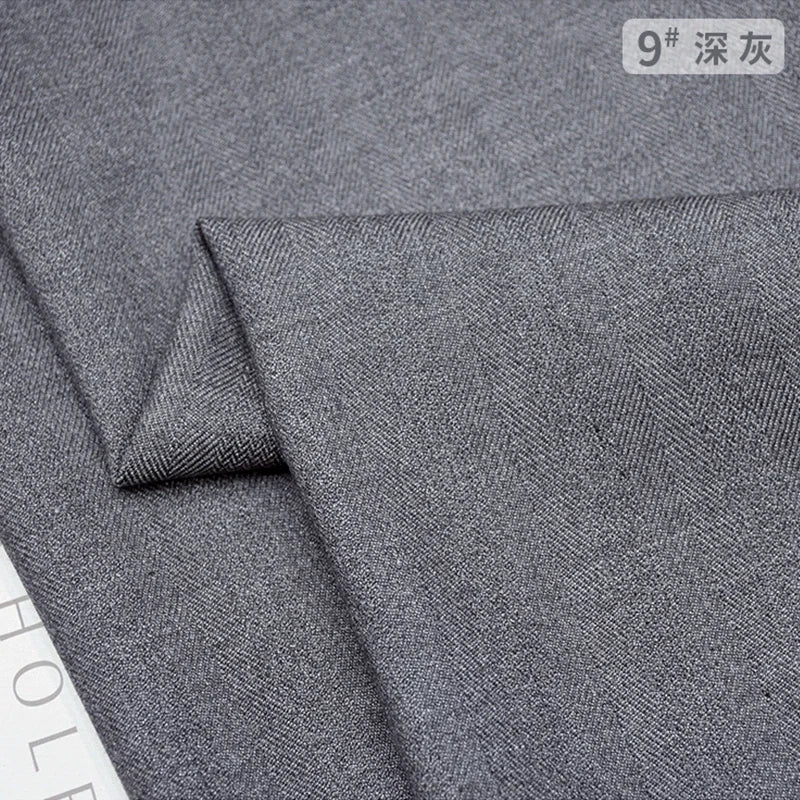 Patrón de espiga, mezcla de lana, tela informal. tela microelástica gruesa