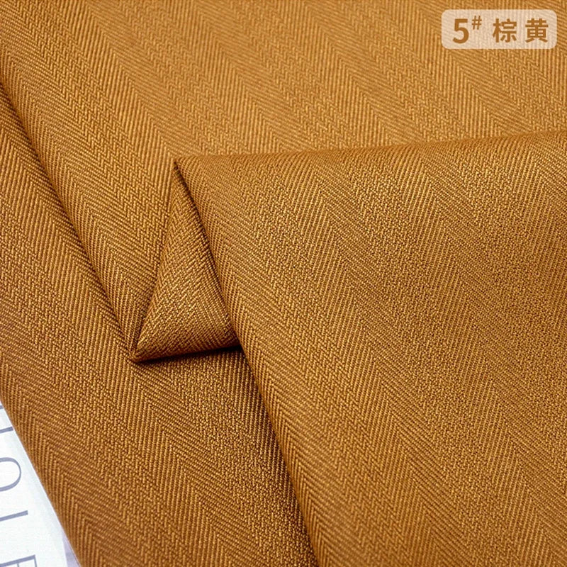 Patrón de espiga, mezcla de lana, tela informal. tela microelástica gruesa