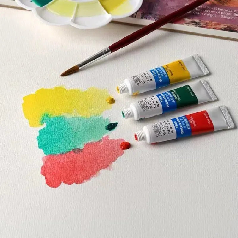 Winsor & Newton-Juego de acuarela fina, 12/18/24/36 colores, tubos de 10ml