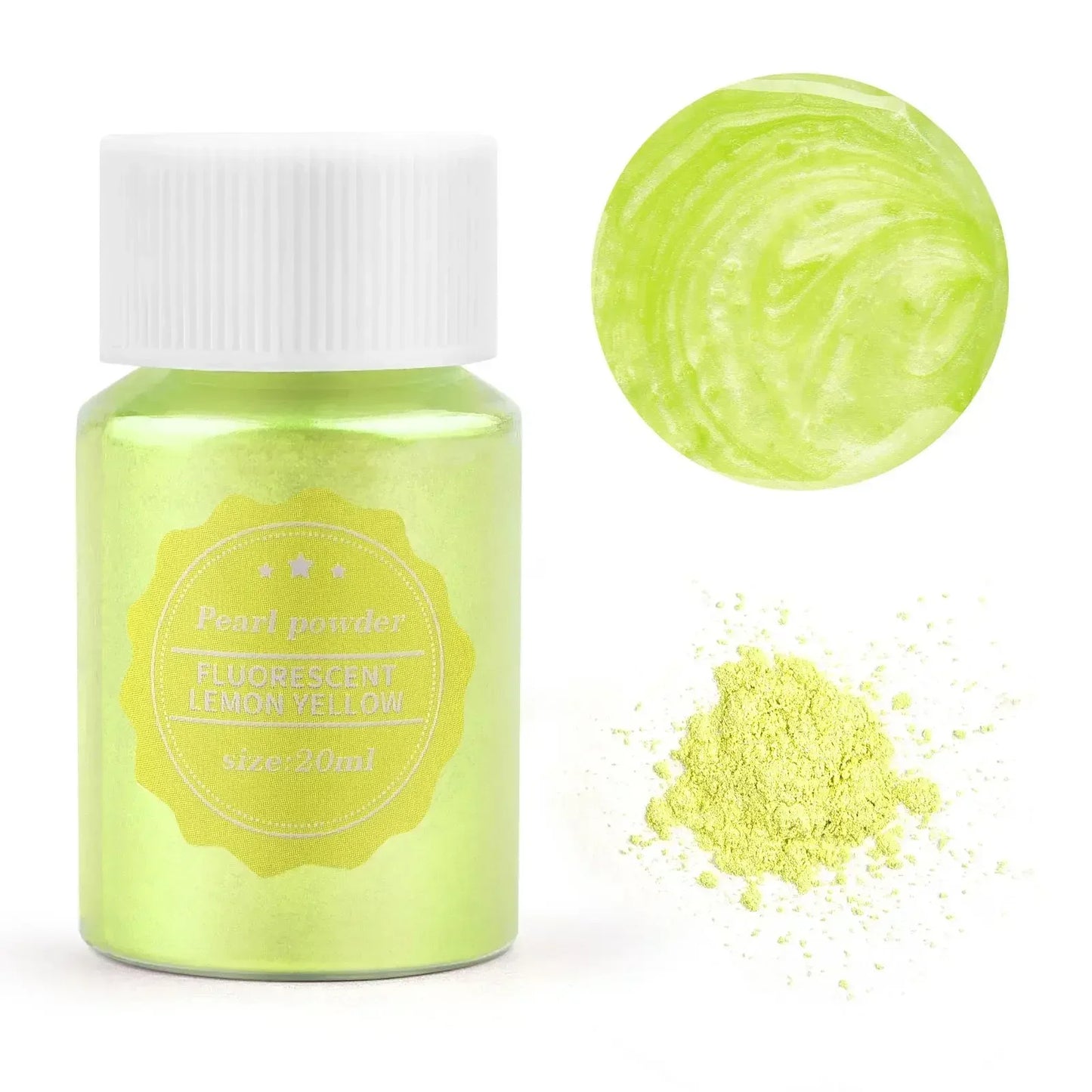 Juego de polvos de mica natural de 24 colores: pigmento de 10 g/botella para Resina Epoxi, Jabón, Velas, Joyería Artesanal