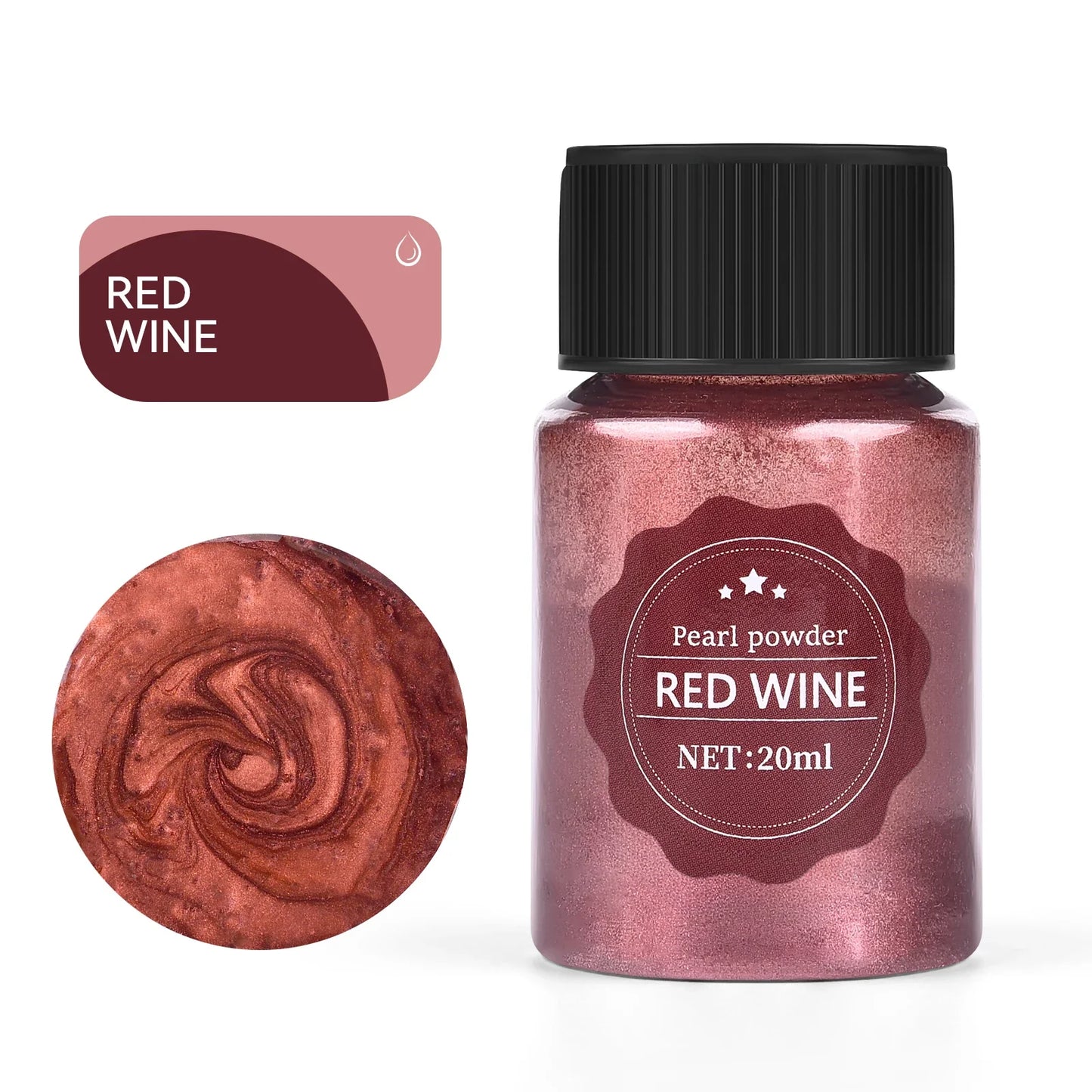 Juego de polvos de mica natural de 24 colores: pigmento de 10 g/botella para Resina Epoxi, Jabón, Velas, Joyería Artesanal