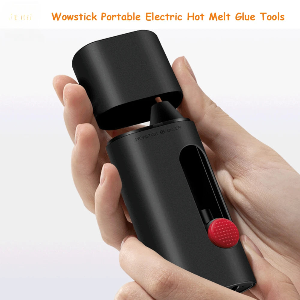 Wowstick-lápiz de pegamento eléctrico inalámbrico para manualidades, para pegamento de fusión en caliente recargable tipo C, 2000mAh, con 20 piezas