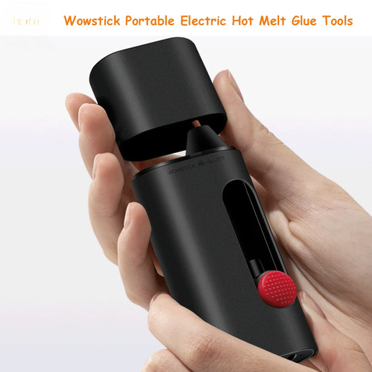 Wowstick-lápiz de pegamento eléctrico inalámbrico para manualidades, para pegamento de fusión en caliente recargable tipo C, 2000mAh, con 20 piezas