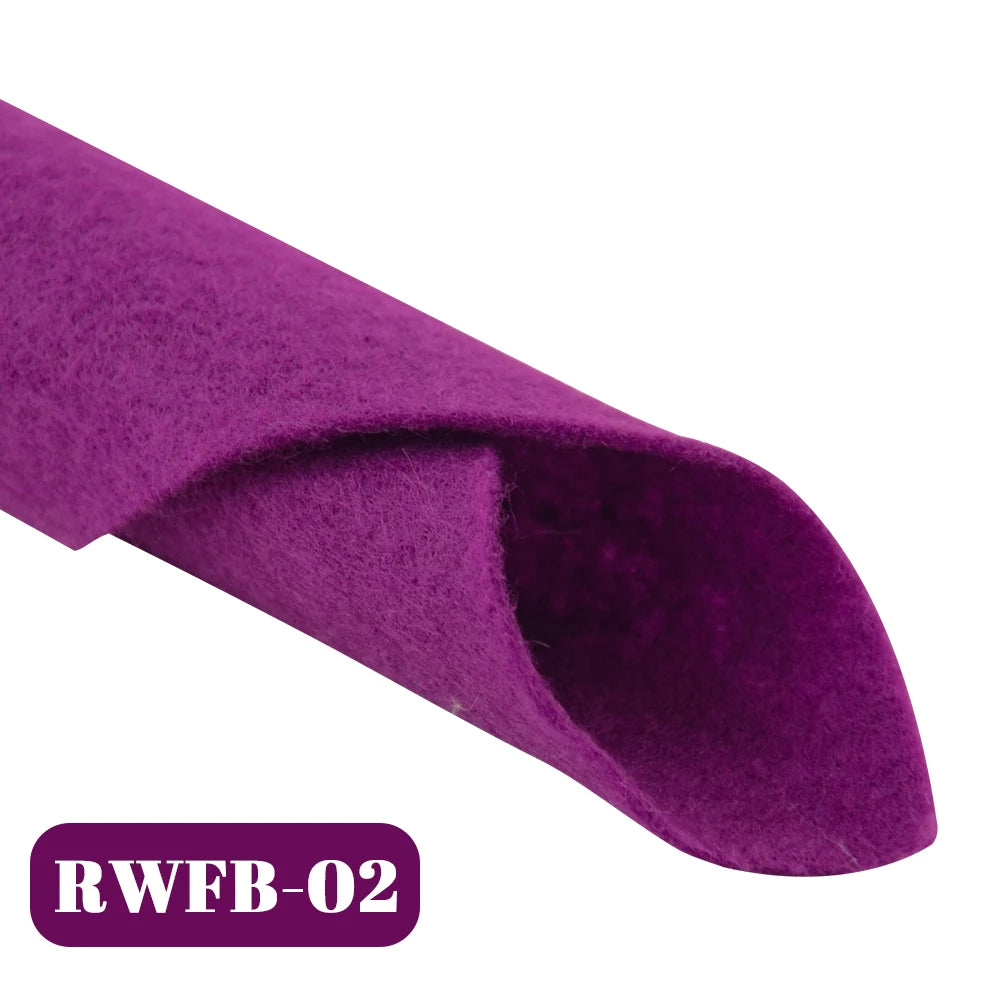 Tela de fieltro súper suave de 1,4mm de espesor, hoja no tejida de 30x30cm/20x90cm