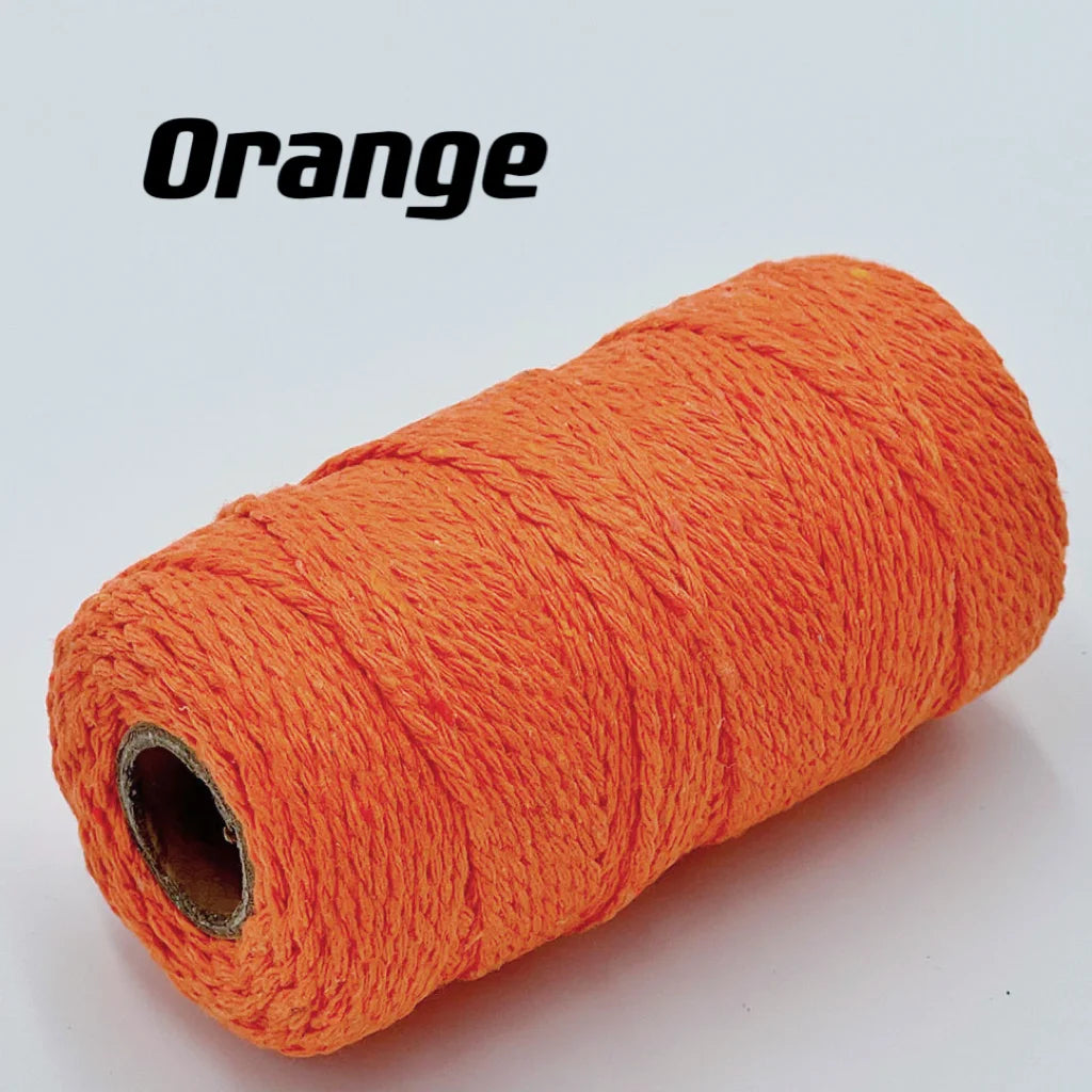 Cuerda de macramé de 2mm, hilo de yute suave, cuerda trenzada de colores para manualidades