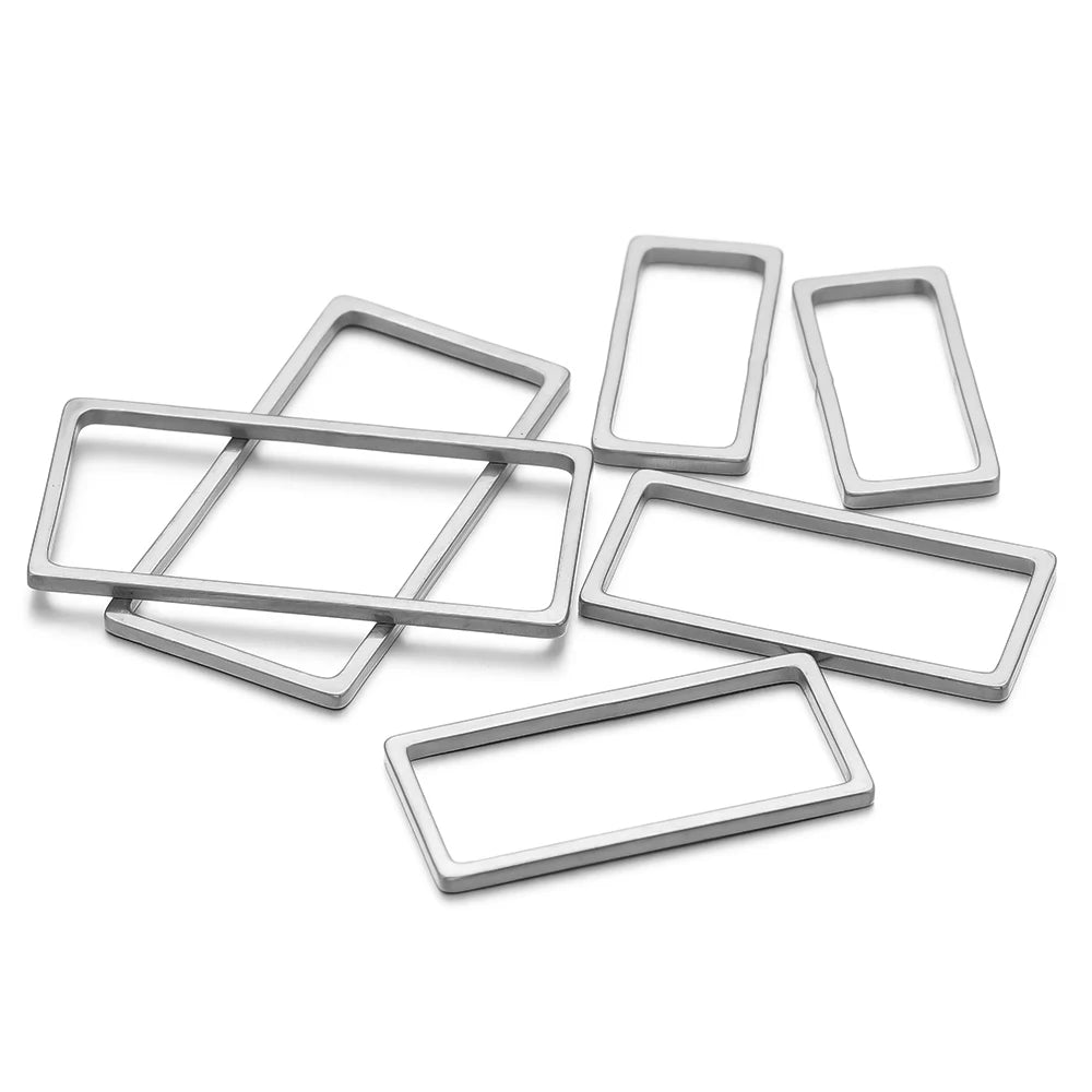 Pendientes de acero inoxidable dorado y plateado al vacío, suministros para hacer joyas de bisel, a granel, 20-50 Uds.