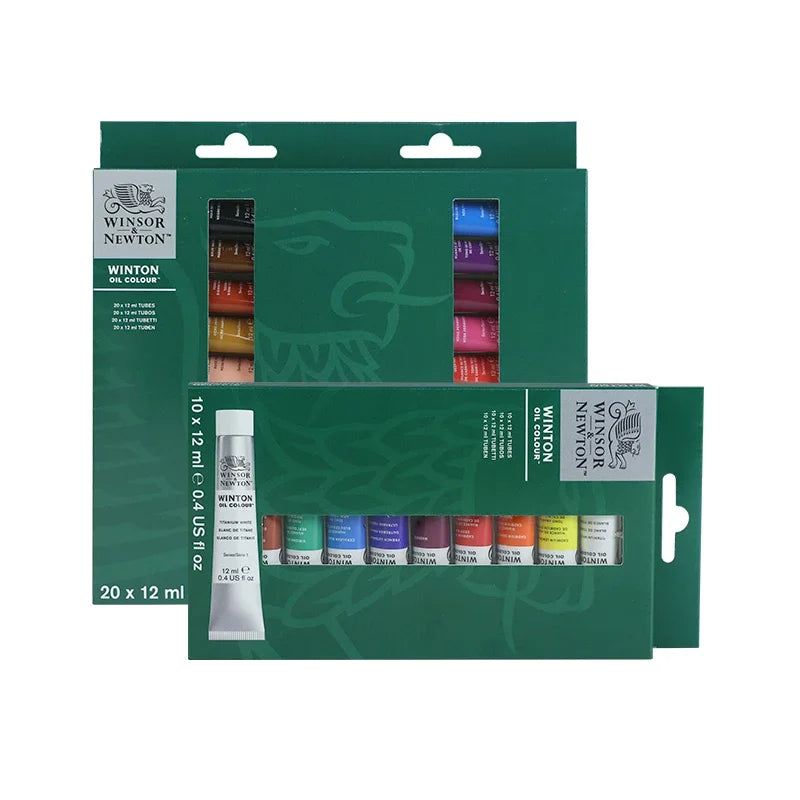 Winsor & Newton Juego de pintura al óleo - Grado de artista profesional 20 colores, tubos de 12 ml