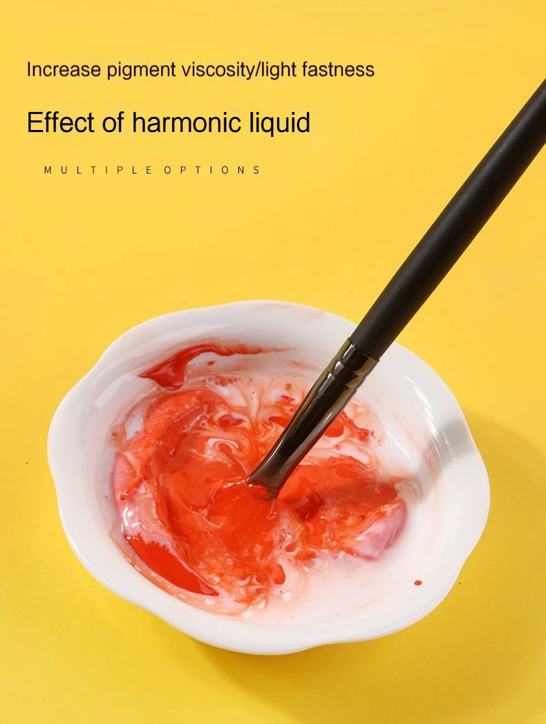 Líquido de mezcla acrílica de gran capacidad, pintura acrílica blanca lechosa, brillo más fino, pintura, pasta de moldeo, suministros de arte, 100/280ml
