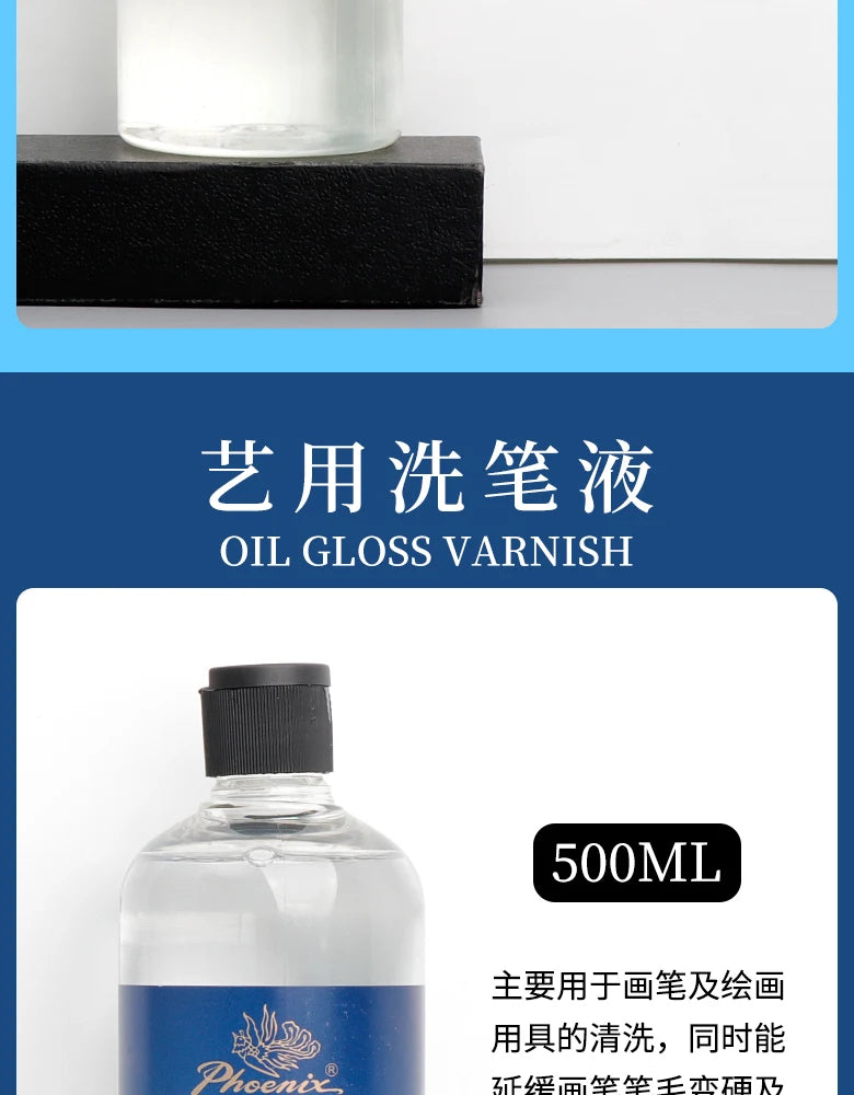 Medium de 100ml para pinturas al óleo, secado rápido, aceite de tóner, retoque de esmalte, barniz brillante