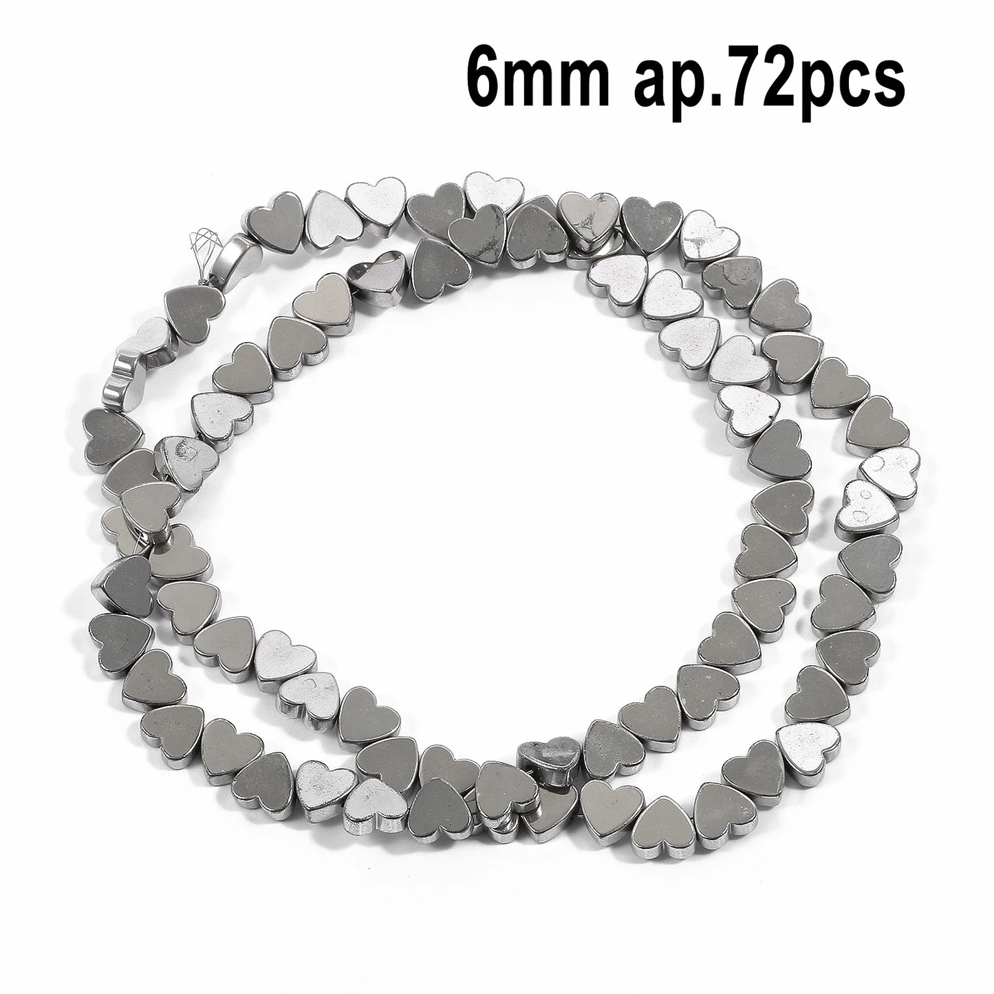 Mostacillas de hematita de rodio diversas formas para fabricación de joyas