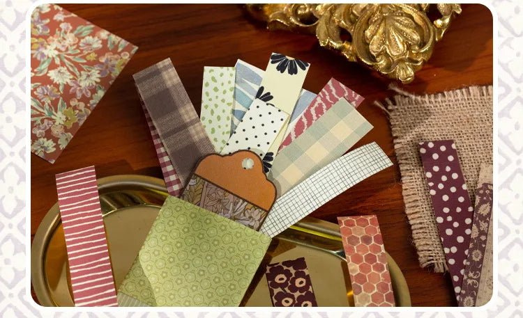 60 uds. de patrones florales artísticos, retro, creatividad hecha a mano