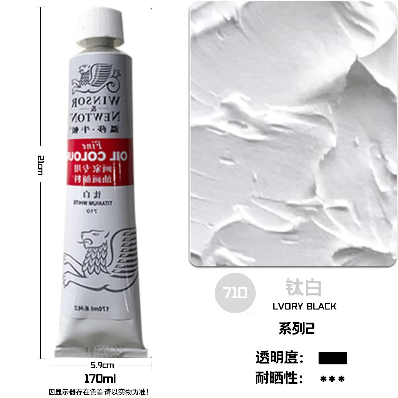 WINSOR & NEWTON-pintura al óleo de 170ml., tamaño grande